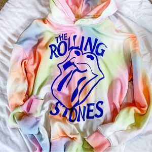 Girls Rolling Stones hoodie (12-14)